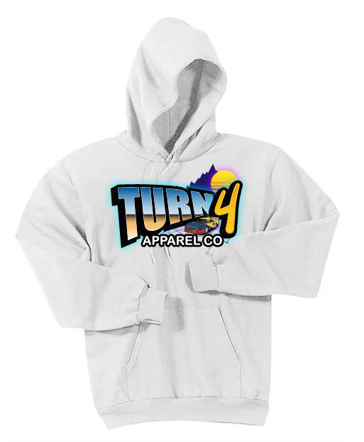 Retro Turn 4 Racing Hoodie
