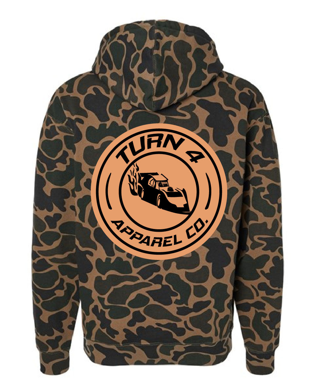 Turn 4 Duck Camo Tan Patch Hoodie